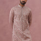 Heavy Floral Thread Work Kurta ( 65KO 5359 Peach ) [FF] [B-1-2]