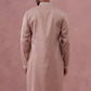 Heavy Floral Thread Work Kurta ( 65KO 5359 Peach ) [FF] [B-1-2]