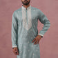 Men's Festive Cotton Blend Kurta (65KO 5360 Blue ) [FF] [A-1-4]