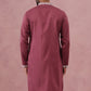 Festive Silk Blend Kurta with Sequins Work ( 65KO 5363 Maroon ) [FF] [A-1-4]