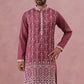Festive Silk Blend Kurta with Sequins Work ( 65KO 5363 Maroon ) [FF] [A-1-4]