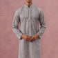 Grey Geometric Print & Sequin Kurta (65KO 5379 Grey ) [FF] [A-1-4]