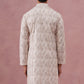 Peach Geometric Print & Sequin Kurta ( 65KO 5379 Peach ) [FF] [A-1-4]