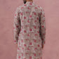 Abstract Printed Cotton Blend Kurta (65KO 5384 Brown ) [FF] [A-1-4]