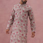 Abstract Printed Cotton Blend Kurta (65KO 5384 Brown ) [FF] [A-1-4]