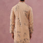 Men's Foil Printed Festive Kurta (65KO 5388 Beige ) [FF] [A-1-4]