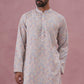 Traditional Cotton Blend Embroidered Kurta (65KO 5389 Multi ) [FF] [A-1-4]