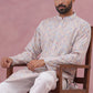 Traditional Cotton Blend Embroidered Kurta (65KO 5389 Multi ) [FF] [A-1-4]