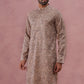 Men’s Thread Work & Printed Kurta (65KO 5390 Beige ) [FF] [A-1-4]
