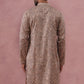 Men’s Thread Work & Printed Kurta (65KO 5390 Beige ) [FF] [A-1-4]