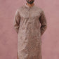 Men’s Thread Work & Printed Kurta (65KO 5390 Beige ) [FF] [A-1-4]