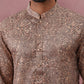 Men’s Thread Work & Printed Kurta (65KO 5390 Beige ) [FF] [A-1-4]