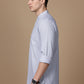 Men’s Casual Solid Short Kurta (65KO 5393 Blue ) [FF] [P-16]