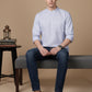 Men’s Casual Solid Short Kurta (65KO 5393 Blue ) [FF] [P-16]