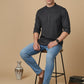 Men’s Casual Solid Short Kurta (65KO 5393 Charcoal ) [FF] [P-16]