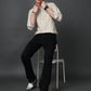 Men’s Beige Striped Short Kurta ( ANMSK 5394Beige )