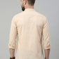 Solid Cotton Blend Short Kurta (65KO 5395 Peach ) [FF] [P-7]