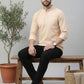 Solid Cotton Blend Short Kurta (65KO 5395 Peach ) [FF] [P-7]