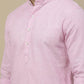 Solid Cotton Blend Short Kurta (65KO 5395 Pink ) [FF] [P-7]