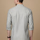 Cotton Blend Grey Striped Short Kurta (65KO 5396 Grey ) [FF] [Q-11-14]