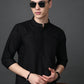 Black Casual Solid Short Kurta ( ANMSK 5397Black )
