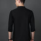 Black Casual Solid Short Kurta ( ANMSK 5397Black )