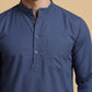 Blue Casual Solid Short Kurta (65KO 5397 Blue ) [FF] [P-7]