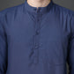 Blue Casual Solid Short Kurta ( ANMSK 5397Blue )