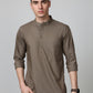 Brown Casual Solid Short Kurta (65KO 5397 Brown ) [FF] [P-7]