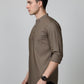 Brown Casual Solid Short Kurta (65KO 5397 Brown ) [FF] [P-7]