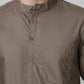 Brown Casual Solid Short Kurta (65KO 5397 Brown ) [FF] [P-7]