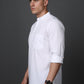 White Casual Solid Short Kurta (65KO 5397 White ) [FF] [P-7]