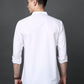 White Casual Solid Short Kurta ( ANMSK 5397White )