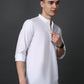 White Casual Solid Short Kurta ( ANMSK 5397White )