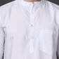 White Casual Solid Short Kurta ( ANMSK 5397White )