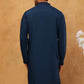 Silk Blend Embroidered Kurta for Men (65KO 5399 Royal ) [FF] [B-1-2]