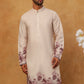 Men’s Cotton Blend Printed Kurta (65KO 5404 Peach ) [FF] [B-1-2]