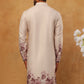 Men’s Cotton Blend Printed Kurta (65KO 5404 Peach ) [FF] [B-1-2]