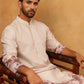 Men’s Cotton Blend Printed Kurta (65KO 5404 Peach ) [FF] [B-1-2]