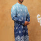 Printed Cotton Blend Kurta (65KO 5405 Blue ) [FF] [P-8-7]