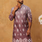 Printed Cotton Blend Kurta (65KO 5405 Brown ) [FF] [P-8-7]