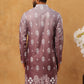 Printed Cotton Blend Kurta (65KO 5405 Brown ) [FF] [P-8-7]