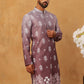 Printed Cotton Blend Kurta (65KO 5405 Brown ) [FF] [P-8-7]