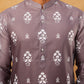 Printed Cotton Blend Kurta (65KO 5405 Charcoal ) [FF] [P-8-7]