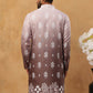 Printed Cotton Blend Kurta (65KO 5405 Grey ) [FF] [P-8-7]