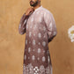 Printed Cotton Blend Kurta (65KO 5405 Grey ) [FF] [P-8-7]