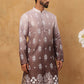 Printed Cotton Blend Kurta (65KO 5405 Grey ) [FF] [P-8-7]