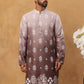 Printed Cotton Blend Kurta (65KO 5405 Grey ) [FF] [P-8-7]