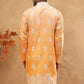 Printed Cotton Blend Kurta (65KO 5405 Orange ) [FF] [P-8-7]