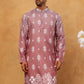 Printed Cotton Blend Kurta (65KO 5405 Pink ) [FF] [P-8-7]